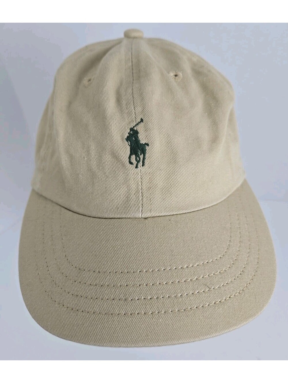 Polo Ralph Lauren Elastic Beige Khaki Tan Toddler Childs Hat Cap Age 4-7